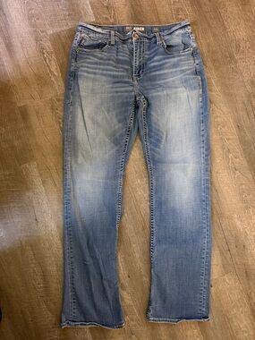 Men’s BKE Tyler Light Blue Straight Leg Jeans